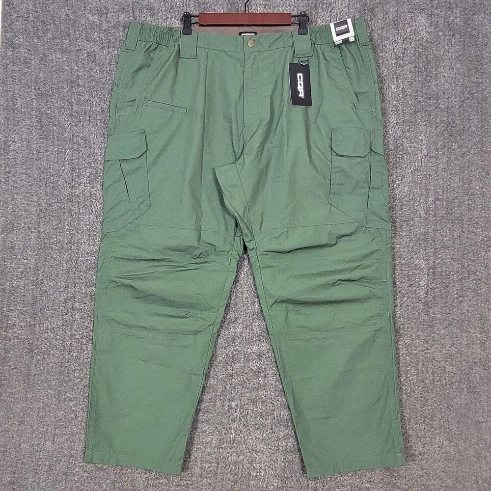 CQR Gear Tactical Series Cargo Pants Mens 46x30 Green Kelp Ripstop Utility
